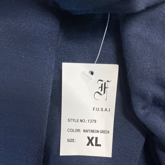 F.U.S.A.I Men's Blue Hoodie Sz XL - NWT - Picture 6 of 8